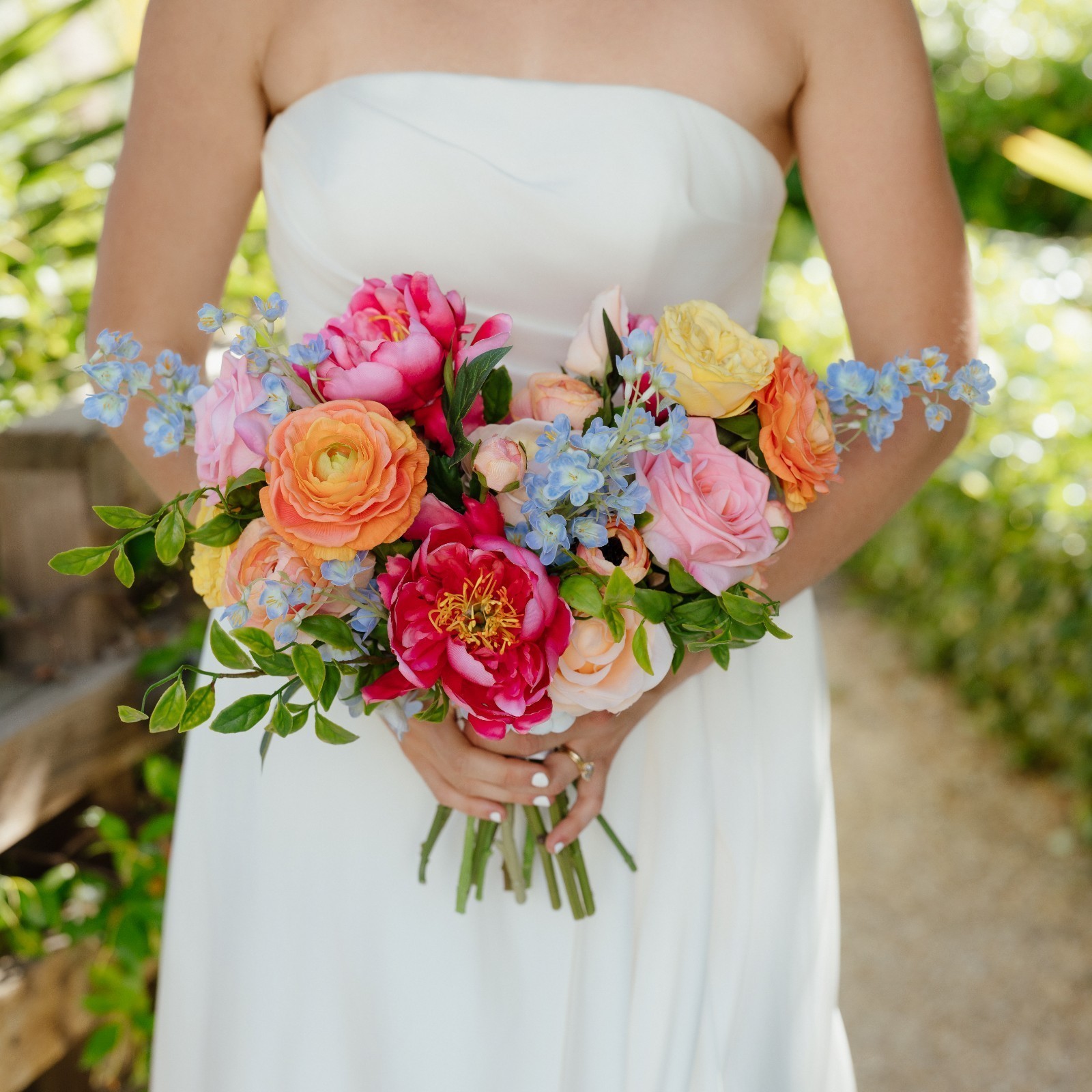 Vibrant Bridal Bouquet