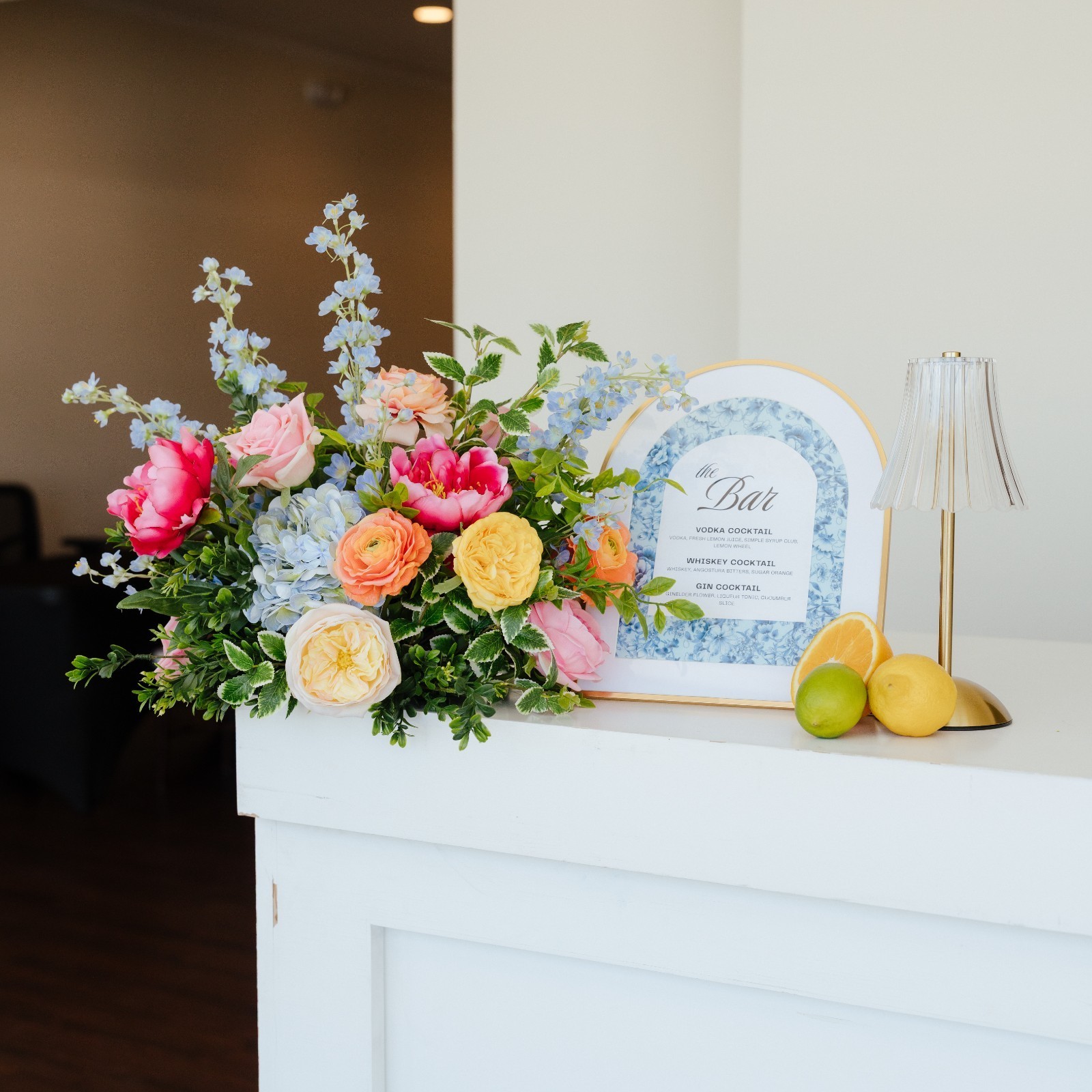 Vibrant Bar Arrangement